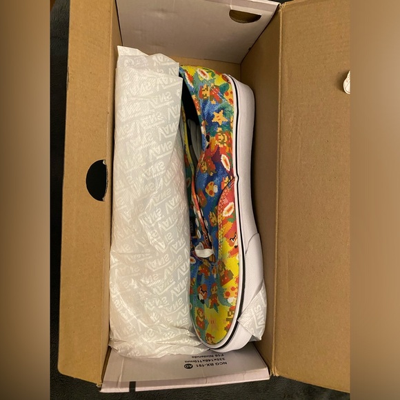 Vans Nintendo Super Mario Bros Tie-Dye. M9.5/W11.5 - Picture 5 of 8